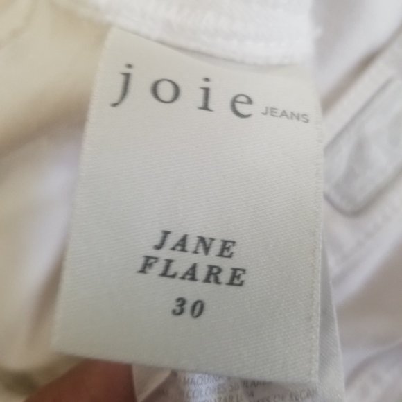 JOIE JEANS jane flare white denim pants sz 30 - Picture 7 of 7